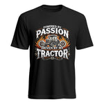 Powered By Passion Driven By My Tractor 1 - Unisex Heavy Cotton Tee