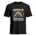 Powered By Passion Driven By My Tractor 4 - Unisex Heavy Cotton Tee