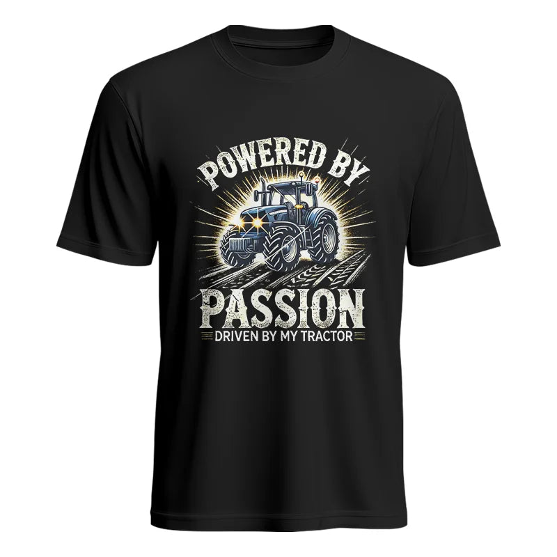 Powered By Passion Driven By My Tractor - Unisex Heavy Cotton Tee