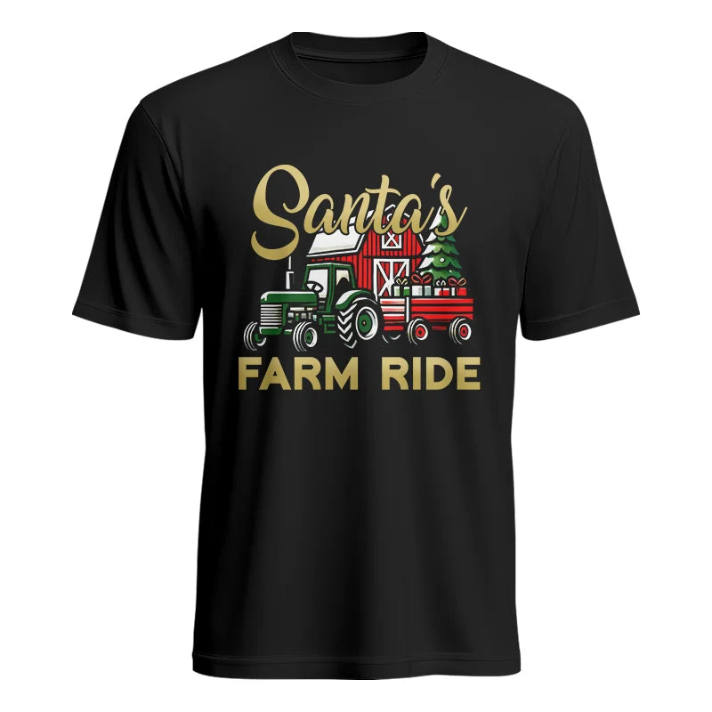 Image of Santa's Farm Ride 2 - Unisex Heavy Cotton Tee