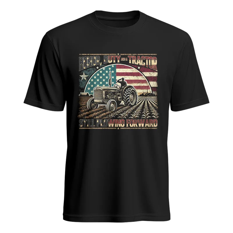 Veteran Farmer Honor Duty And A Tractor 1 - Unisex Heavy Cotton Tee