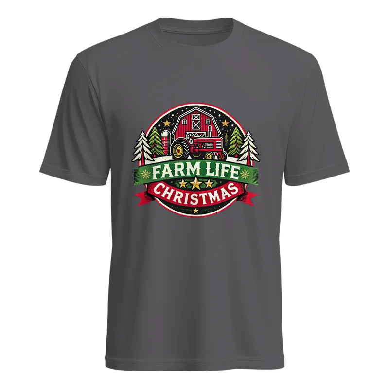 Image of Farm Life Christmas 3 - Unisex Heavy Cotton Tee