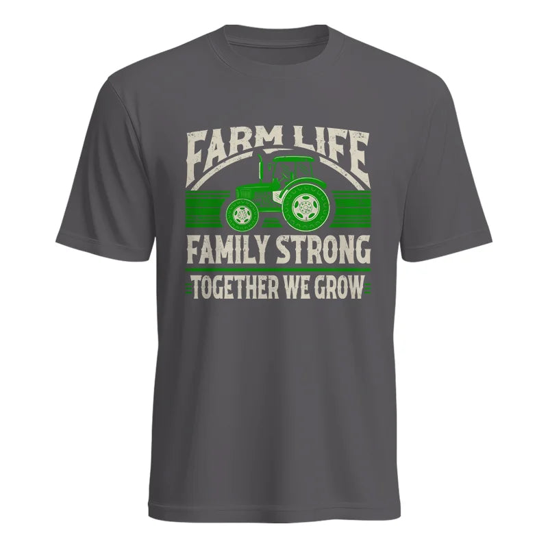 Farm life Family Strong_Together We grow - Unisex Heavy Cotton Tee