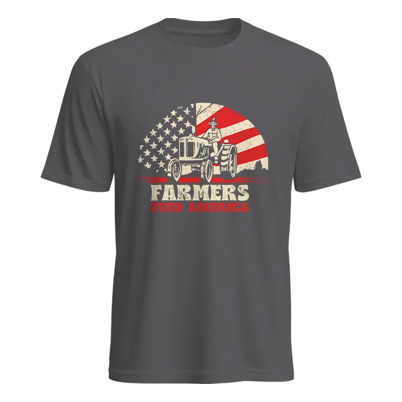 Farmers Feed America Support Farmers - Unisex Heavy Cotton Tee