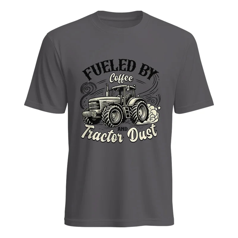 Image of Fueled By Coffee And Tractor Dust 2 - Unisex Heavy Cotton Tee