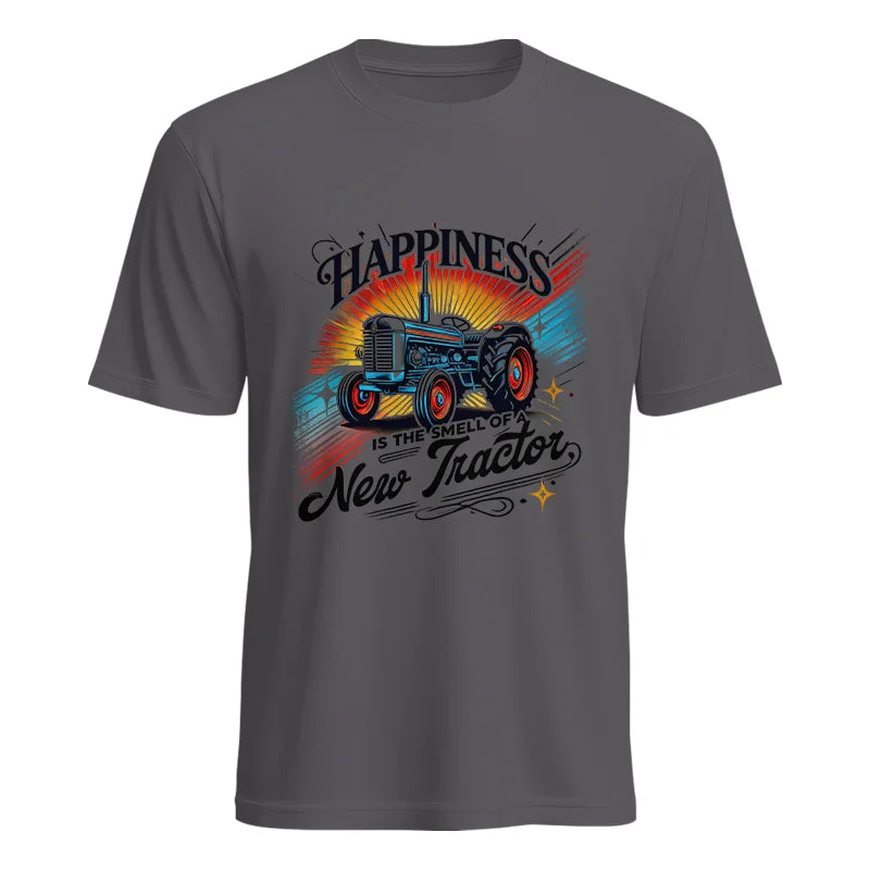 Image of Happiness Is The Smell Of A New Tractor - Unisex Heavy Cotton Tee