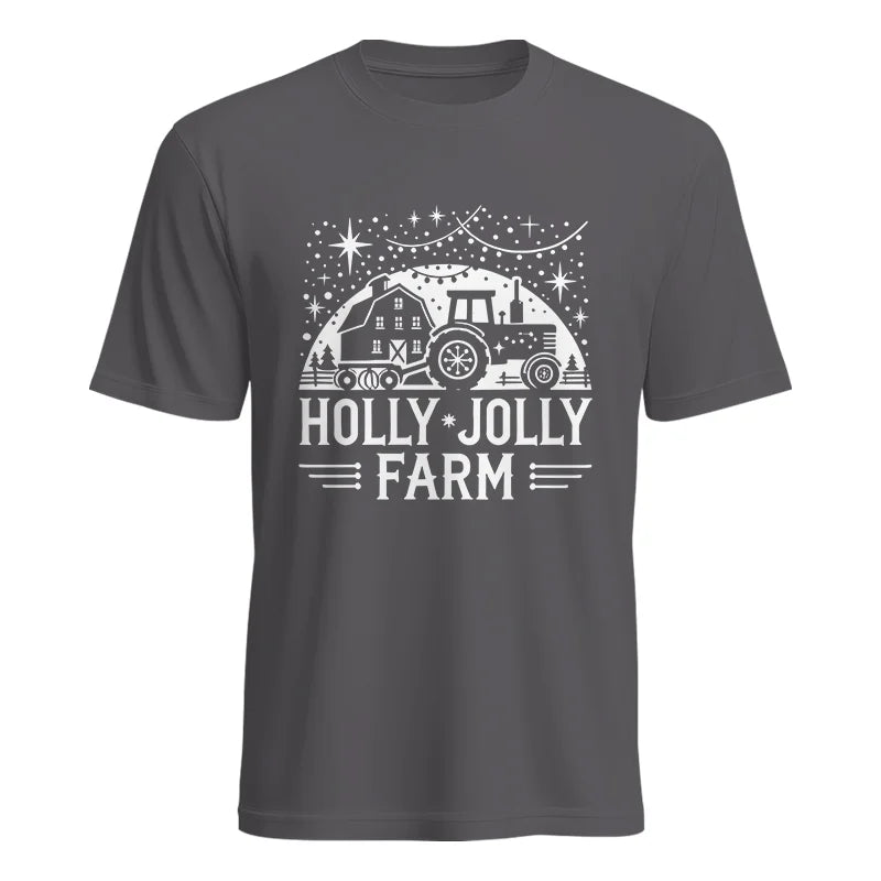 Image of Holly Jolly Farm 2 - Unisex Heavy Cotton Tee