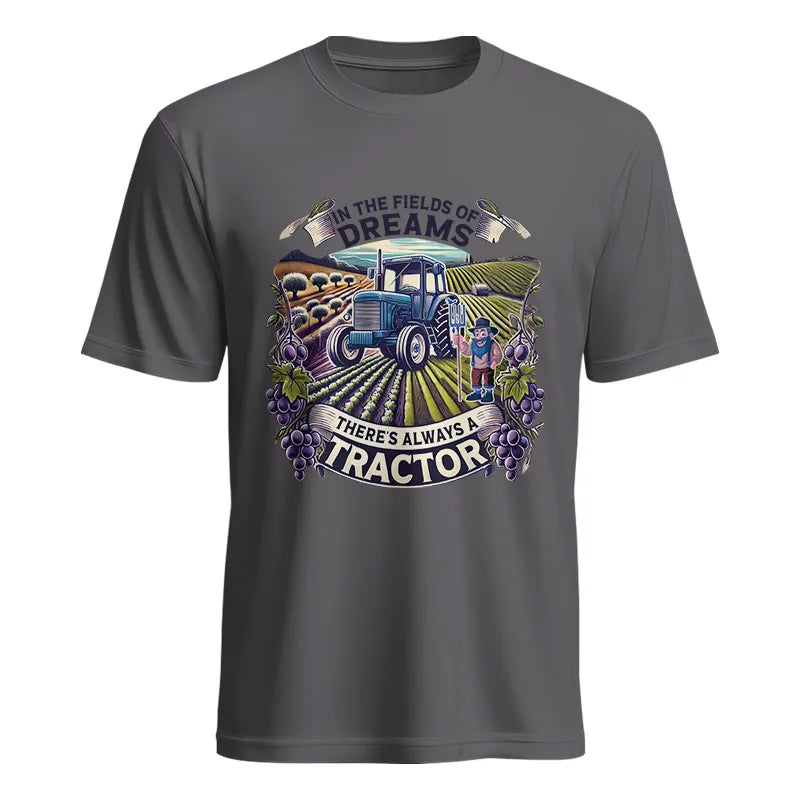 In The Fields Of Dreams There's Always A Tractor 1 - Unisex Heavy Cotton Tee