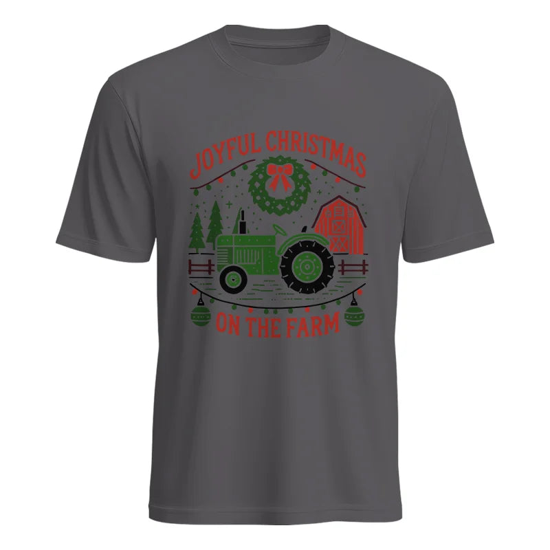 Image of Joyful Christmas On The Farm 3 - Unisex Heavy Cotton Tee