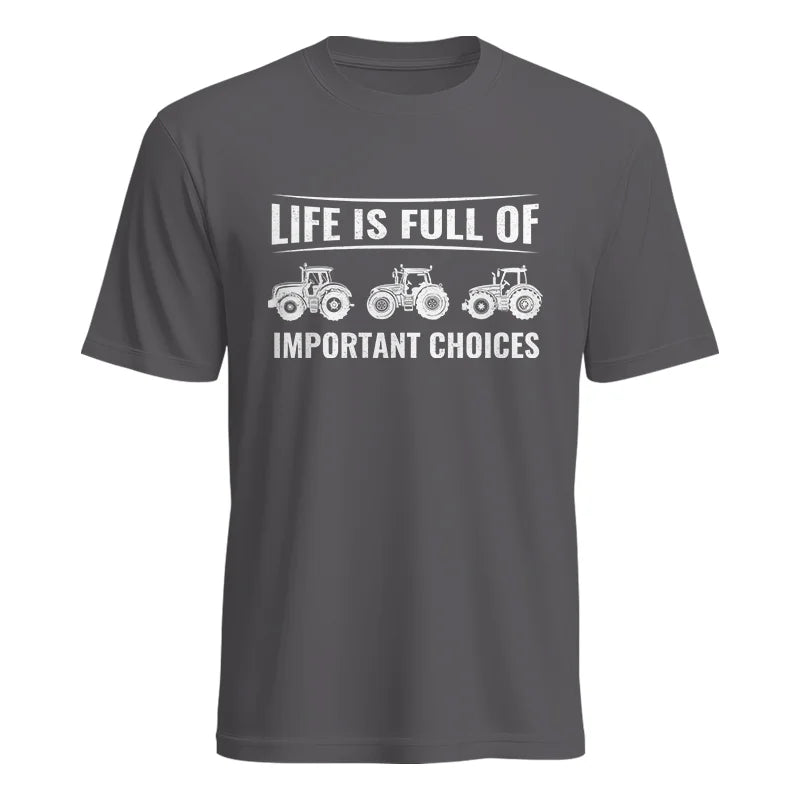 Image of Life Is Full Of Important Choices 16 - Unisex Heavy Cotton Tee