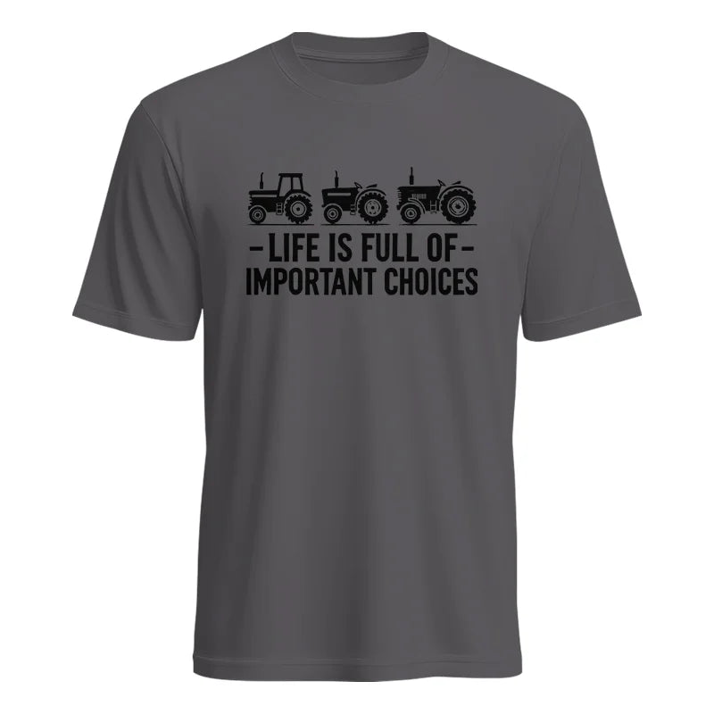 Image of Life Is Full Of Important Choices 21 - Unisex Heavy Cotton Tee