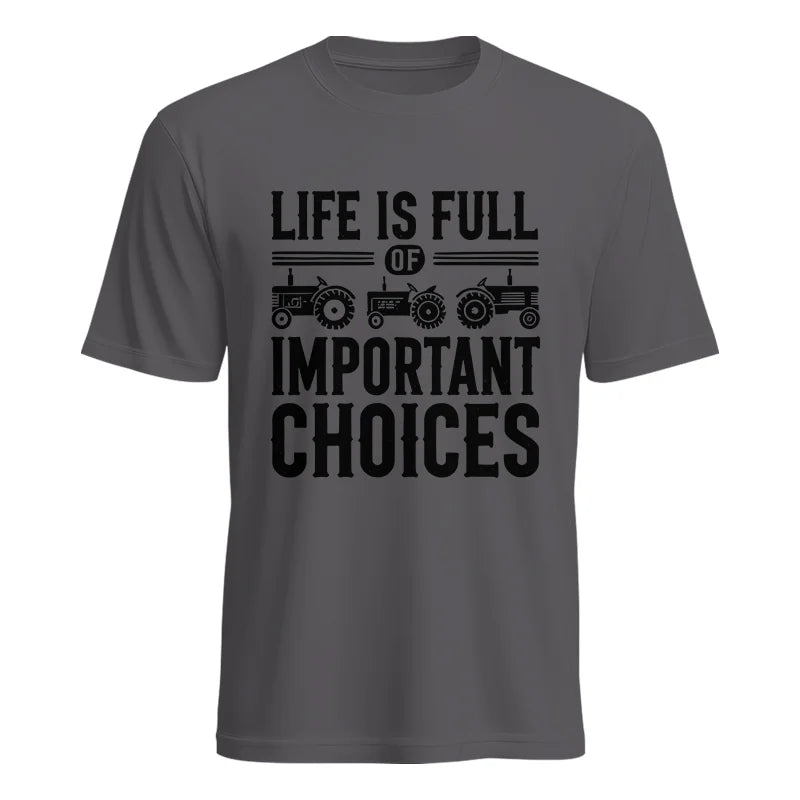 Image of Life Is Full Of Important Choices 26 - Unisex Heavy Cotton Tee