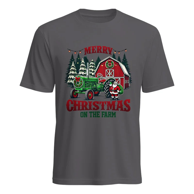 Image of Merry Christmas On The Farm 3 - Unisex Heavy Cotton Tee