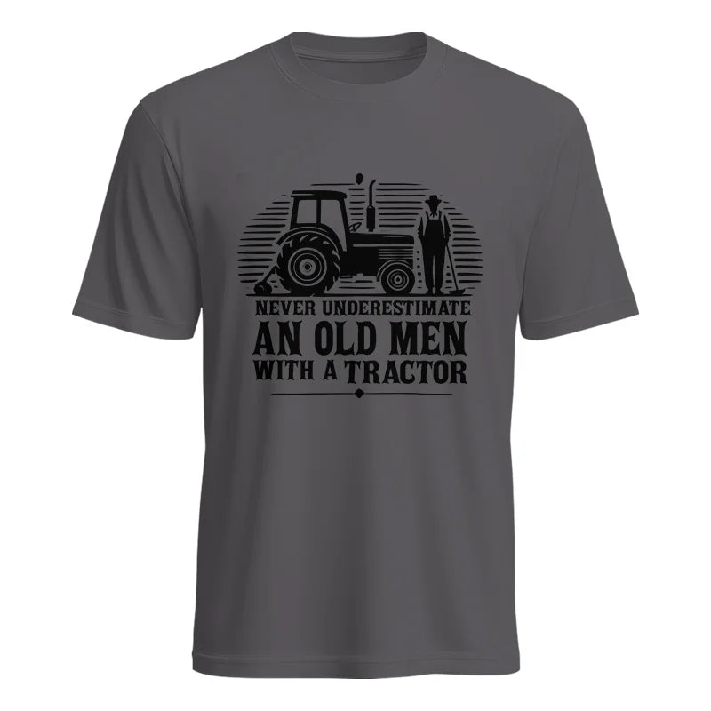 Image of Never Underestimate An Old Men With A Tractor - Unisex Heavy Cotton Tee