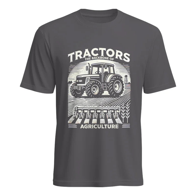 Image of Tractors The Backbone Of Agriculture - Unisex Heavy Cotton Tee