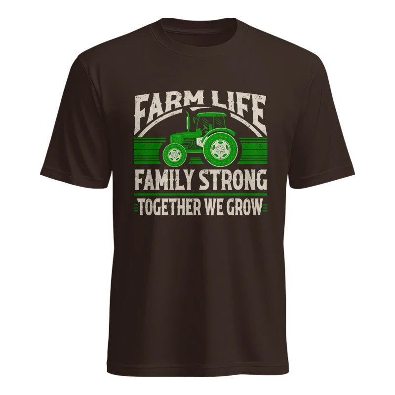 Farm life Family Strong_Together We grow - Unisex Heavy Cotton Tee