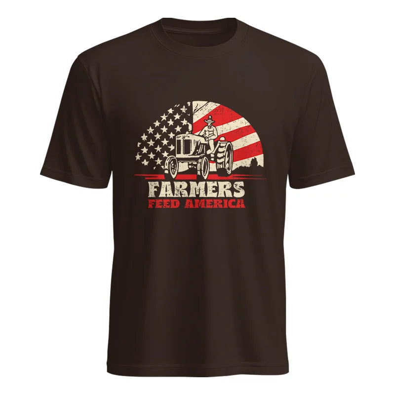 Image of Farmers Feed America Support Farmers - Unisex Heavy Cotton Tee