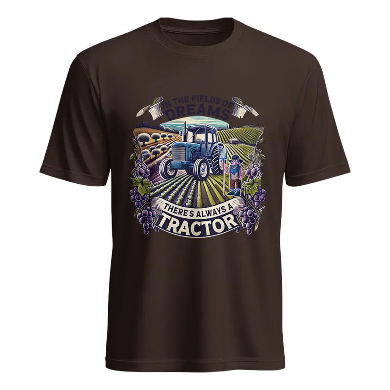 In The Fields Of Dreams There's Always A Tractor 1 - Unisex Heavy Cotton Tee