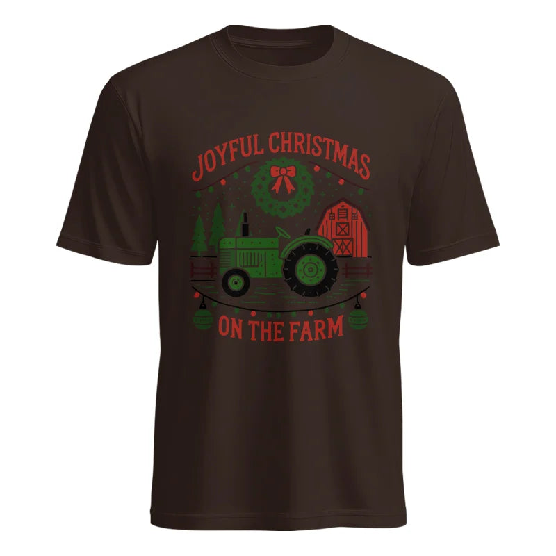 Image of Joyful Christmas On The Farm 3 - Unisex Heavy Cotton Tee