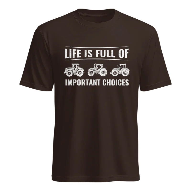 Image of Life Is Full Of Important Choices 16 - Unisex Heavy Cotton Tee