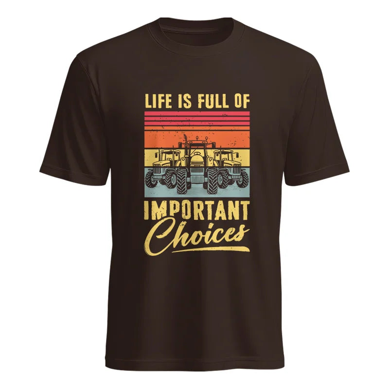 Image of Life Is Full Of Important Choices 39 - Unisex Heavy Cotton Tee