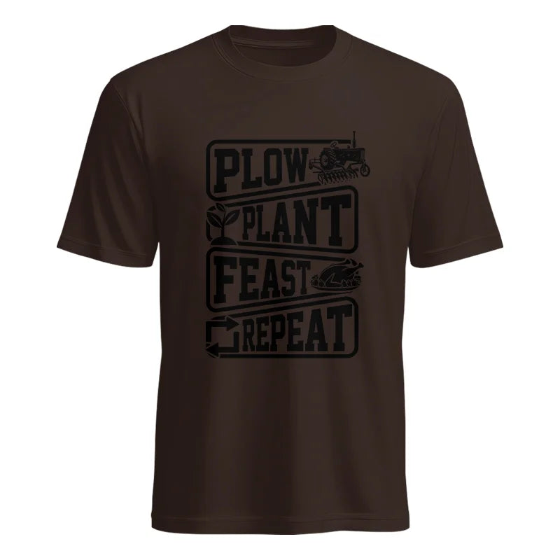 Plow Plant Feast Repeat 1 - Unisex Heavy Cotton Tee