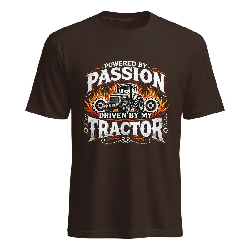 Powered By Passion Driven By My Tractor 1 - Unisex Heavy Cotton Tee