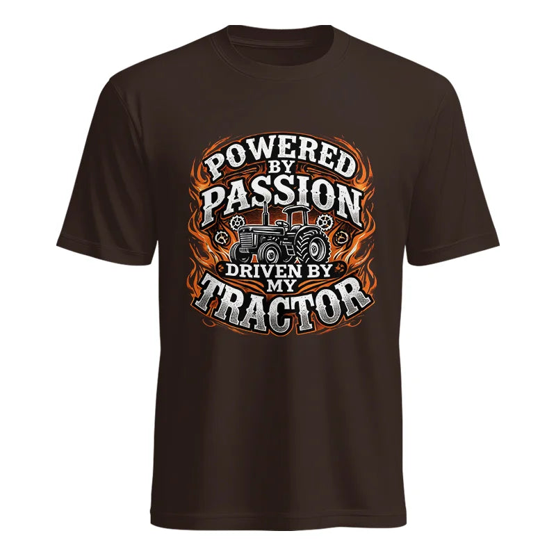 Powered By Passion Driven By My Tractor 5 - Unisex Heavy Cotton Tee