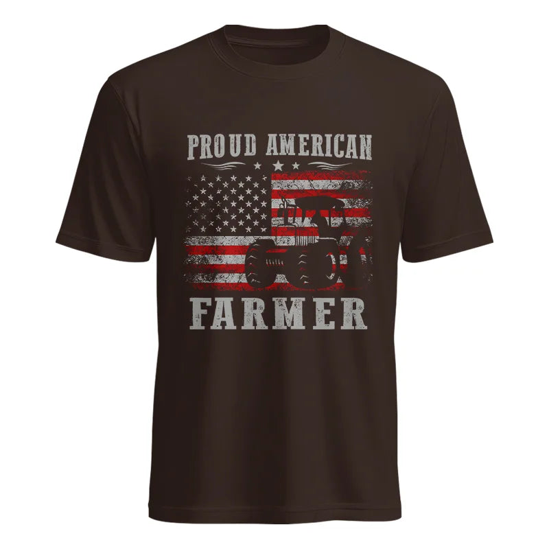 Image of Proud American Farmer - Unisex Heavy Cotton Tee