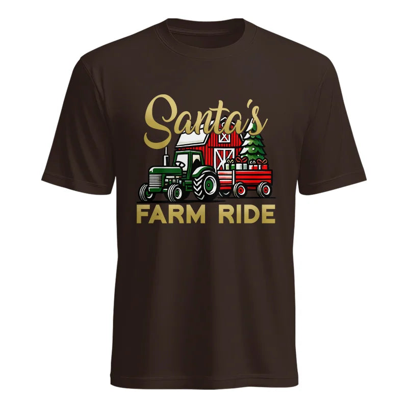 Image of Santa's Farm Ride 2 - Unisex Heavy Cotton Tee