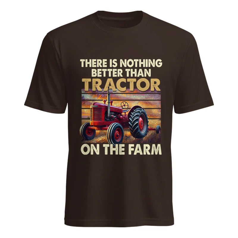 Image of There Is Nothing Better Than Tractor On The Farm 1 - Unisex Heavy Cotton Tee