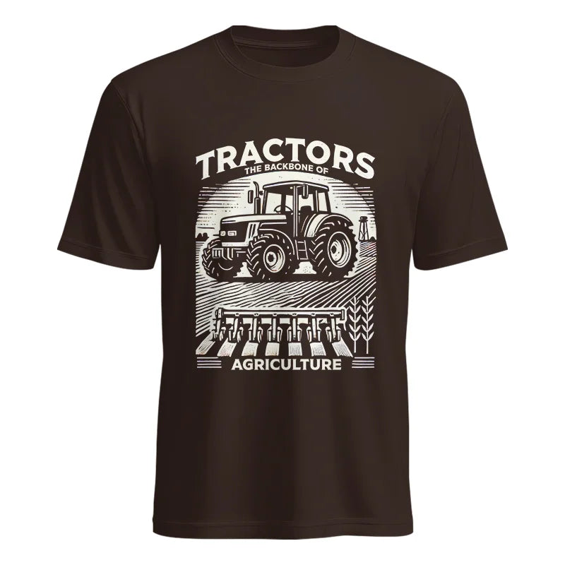 Image of Tractors The Backbone Of Agriculture - Unisex Heavy Cotton Tee