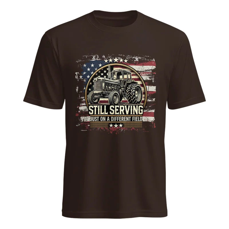 Veteran Farmer Still Serving 1 - Unisex Heavy Cotton Tee