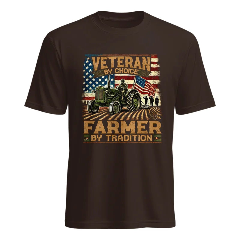 Veteran Farmer Veteran By Choice_Farmer By Tradition - Unisex Heavy Cotton Tee