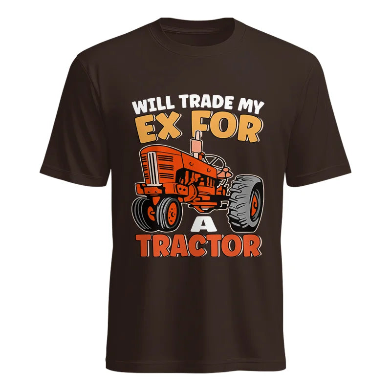 Will Trade My Ex For Tractor - Unisex Heavy Cotton Tee