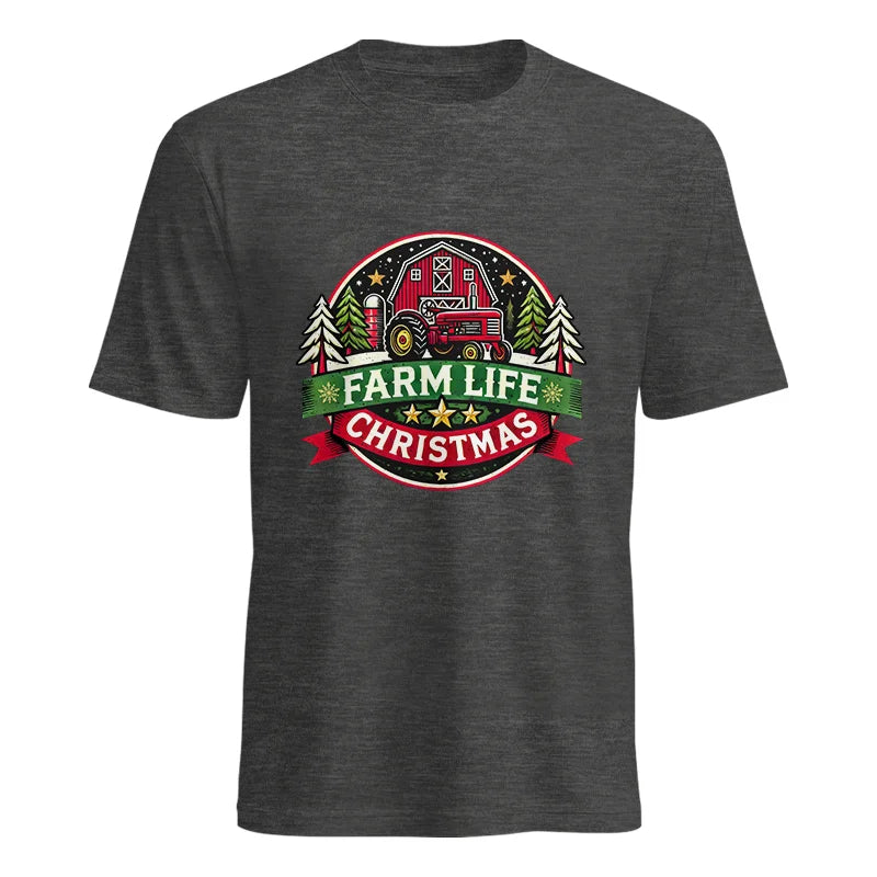 Image of Farm Life Christmas 3 - Unisex Heavy Cotton Tee