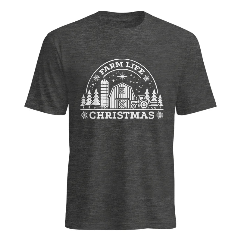 Image of Farm Life Christmas 4 - Unisex Heavy Cotton Tee