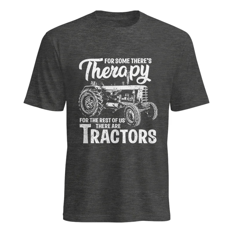 Funny Farmer Therapy Vintage Tractor Lover - Unisex Heavy Cotton Tee