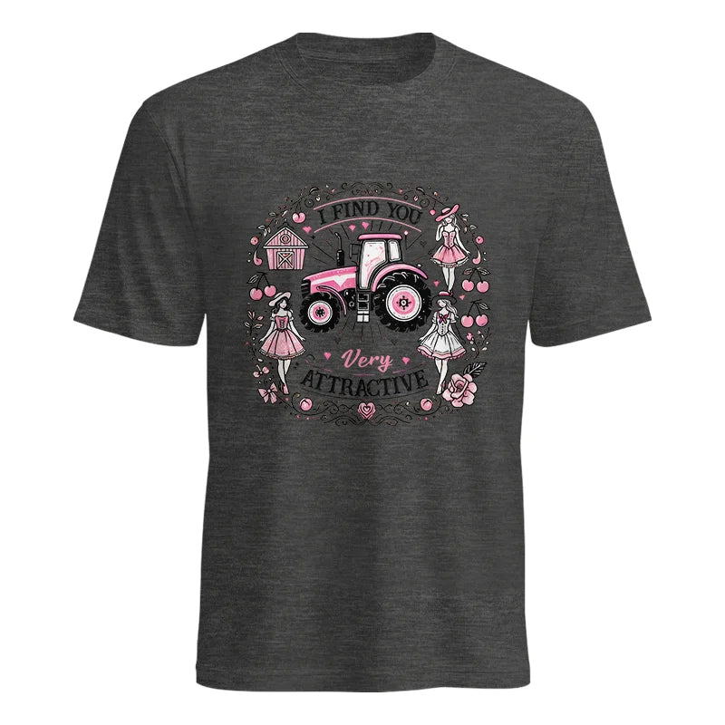 Image of I Find You Very Attractive Pink Cherry - Unisex Heavy Cotton Tee