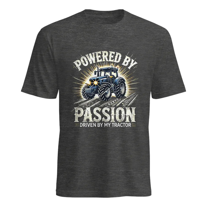 Powered By Passion Driven By My Tractor - Unisex Heavy Cotton Tee