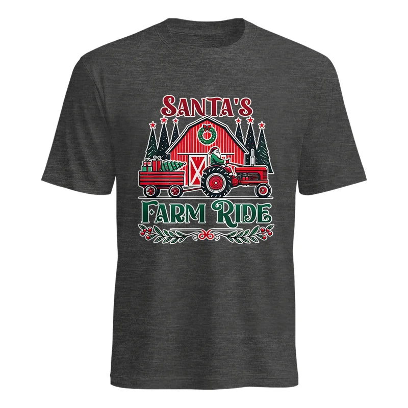 Santa's Farm Ride 1 - Unisex Heavy Cotton Tee