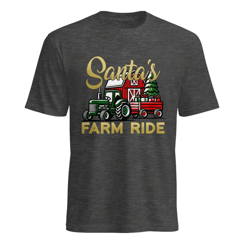 Image of Santa's Farm Ride 2 - Unisex Heavy Cotton Tee