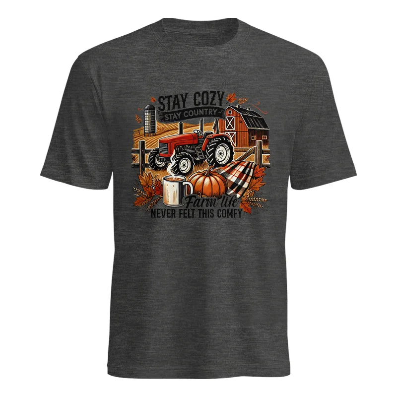 Image of Stay Cozy_Stay Country_Farm Life Never Felt This Comfy - Unisex Heavy Cotton Tee