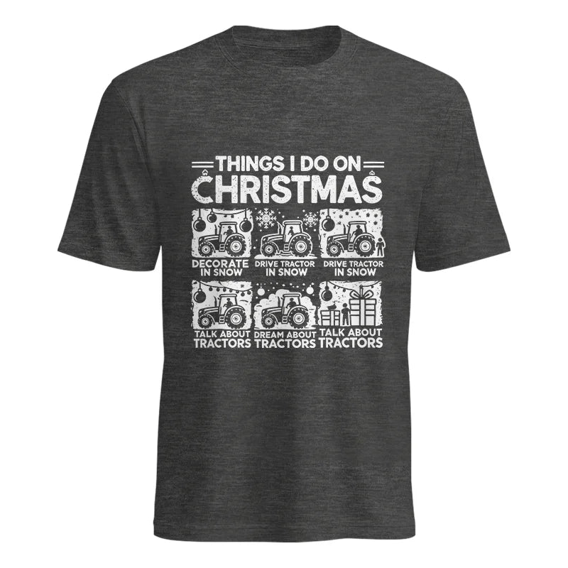 Image of Things I Do On Christmas - Unisex Heavy Cotton Tee