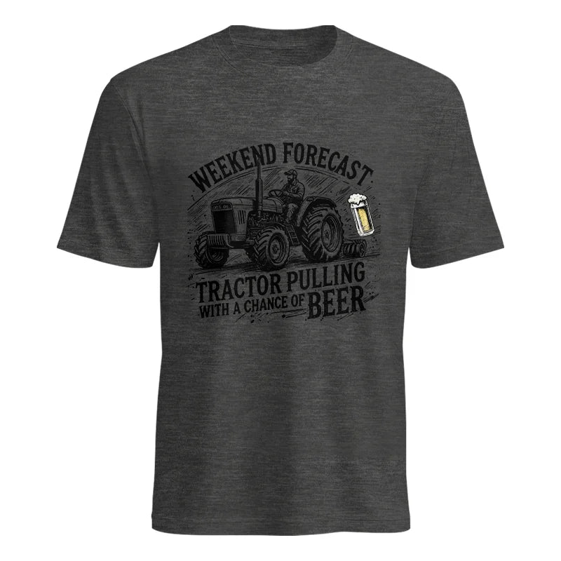 Image of Tractor With A Chance Of Beer - Unisex Heavy Cotton Tee