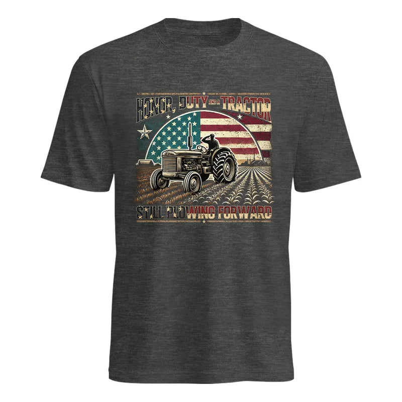 Veteran Farmer Honor Duty And A Tractor 1 - Unisex Heavy Cotton Tee