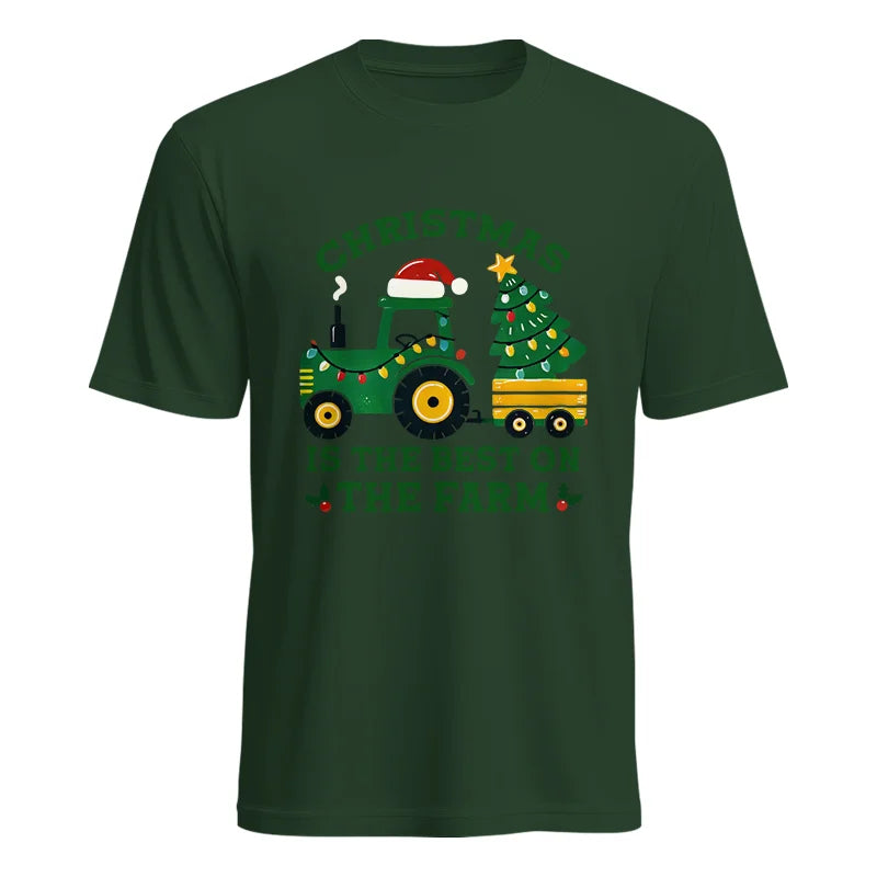 Image of Christmas Is The Best On The Farm - Unisex Heavy Cotton Tee