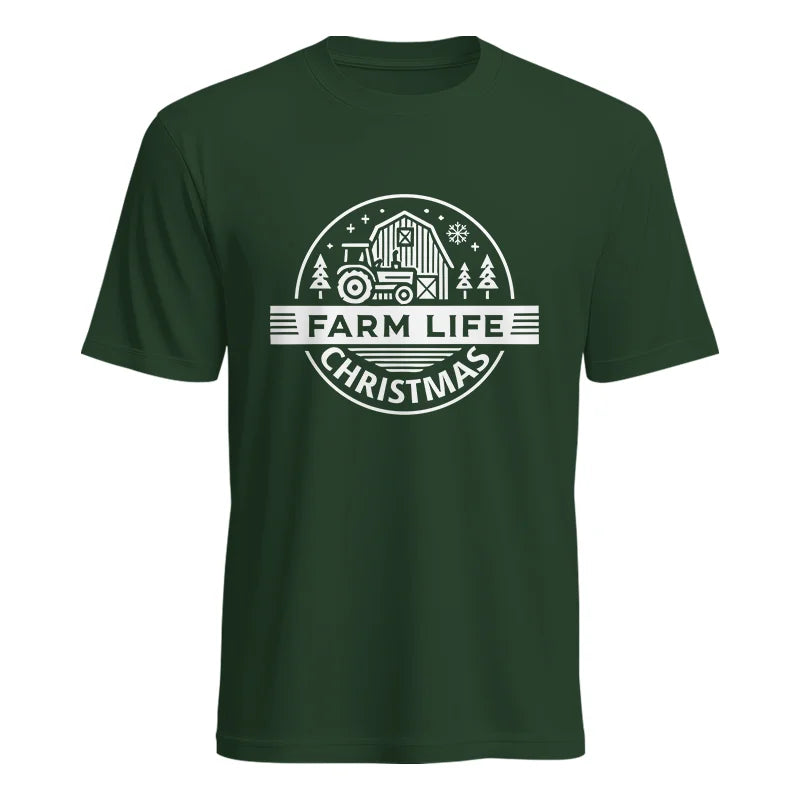 Image of Farm Life Christmas 1 - Unisex Heavy Cotton Tee