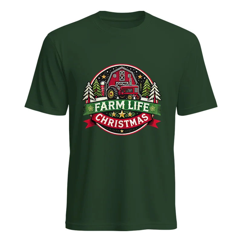 Image of Farm Life Christmas 3 - Unisex Heavy Cotton Tee