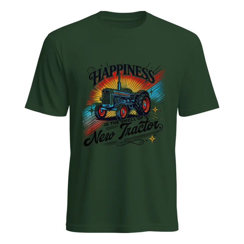 Image of Happiness Is The Smell Of A New Tractor - Unisex Heavy Cotton Tee